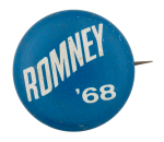 Romney 1968 Political Button Museum