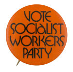 Socialist Workers Party Cause Button Museum
