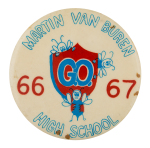 Martin Van Buren G.O. 66-67 Schools Button Museum