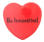 Be Innovative Heart Advertising Busy Beaver Button Museum