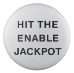 Enable Jackpot Ice Breakers Button Museum
