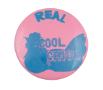 Real Cool Chick Pink Ice Breakers Button Back