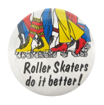 Roller Skaters Ice Breakers Busy Beaver Button Museum