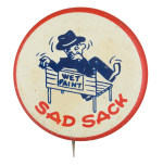 Sad Sack Ice Breakers Button Museum