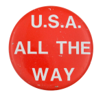 U.S.A. All the Way Ice Breakers Button Museum