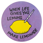 When Life Gives You Lemons Ice Breakers Button Museum