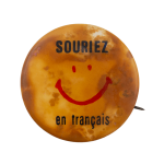 Souriez en Français Smileys Busy Beaver Button Museum