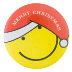 Merry Christmas Smiley Smileys Button Museum