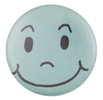 Blue Smiley Smileys Button Museum