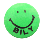 Bob Bily Smiley Green Smileys Button Museum
