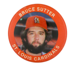 Bruce Sutter St. Louis Cardinals Sports Button Museum