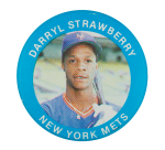 Darryl Strawberry New York Mets Sports Button Museum