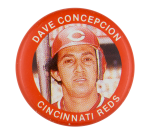 Dave Concepcion Cincinnati Reds Sports Button Museum