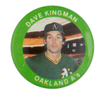 Dave Kingman Oakland A's Sports Button Museum