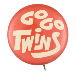 Go Go Twins Sports Button Museum
