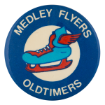 Medley Flyers Oldtimers Sports Button Museum