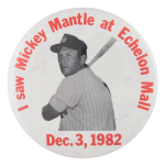 Mickey Mantle Sports Button Museum