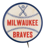 Milwaukee Braves Sports Button Museum