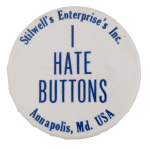 I Hate Buttons Self Referential Button Museum